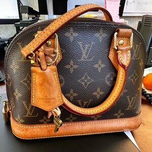 Louis Vuitton Brown and Tan Crossbody Bag